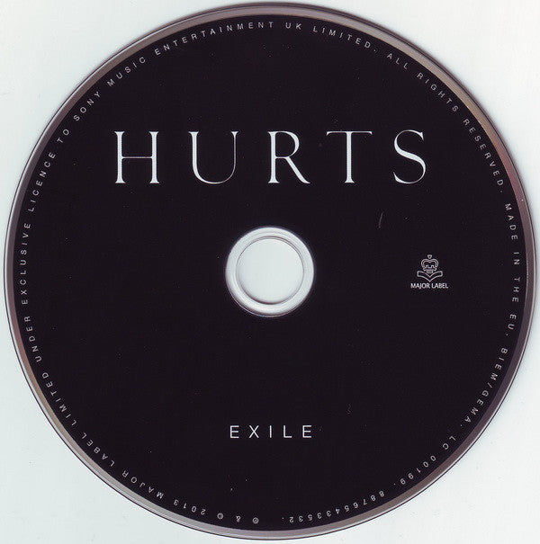 Hurts : Exile (CD, Album + DVD-V, Copy Prot., NTSC + Dlx, Ltd)