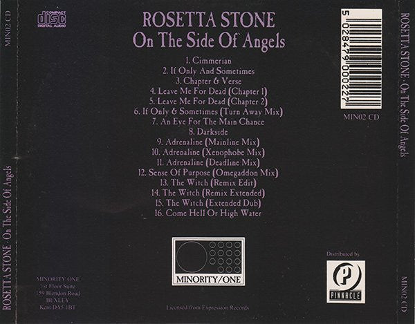 Rosetta Stone : On The Side Of Angels (CD, Comp, RE)