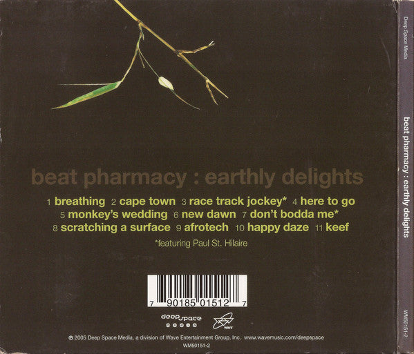 Beat Pharmacy : Earthly Delights (CD, Album, Dig)