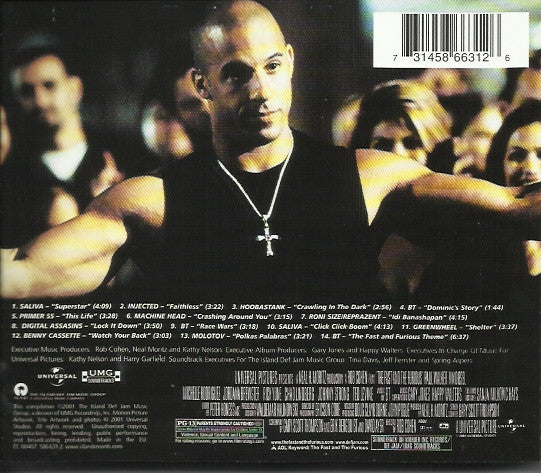 Various : More Fast And Furious: Music From And Inspired By The Motion Picture - The Fast And The Furious (CD, Comp)