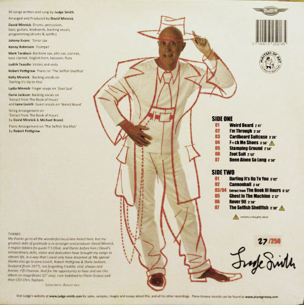 Judge Smith : Zoot Suit (LP, Album, Ltd, Num, 180)