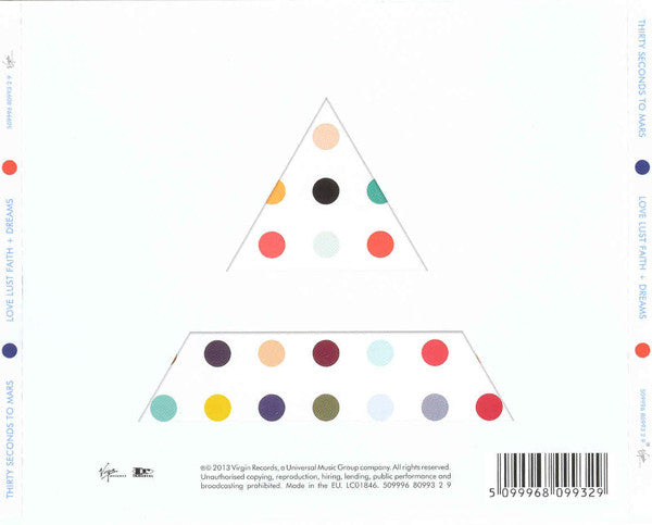 Thirty Seconds To Mars* : Love Lust Faith + Dreams (CD, Album)