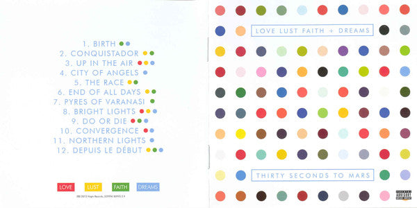 Thirty Seconds To Mars* : Love Lust Faith + Dreams (CD, Album)