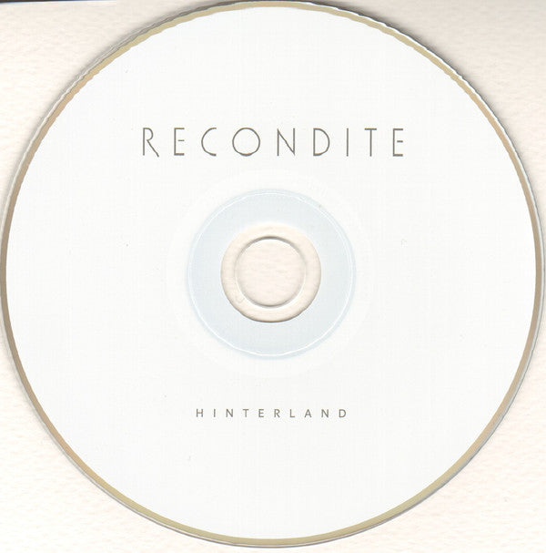 Recondite : Hinterland (CD, Album)