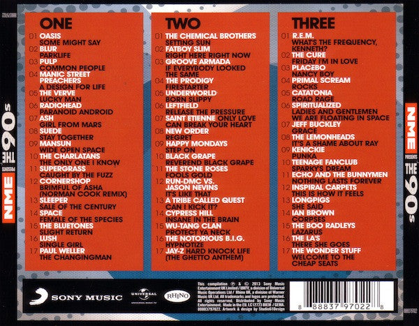 Various : NME Presents The 90's (3xCD, Comp)