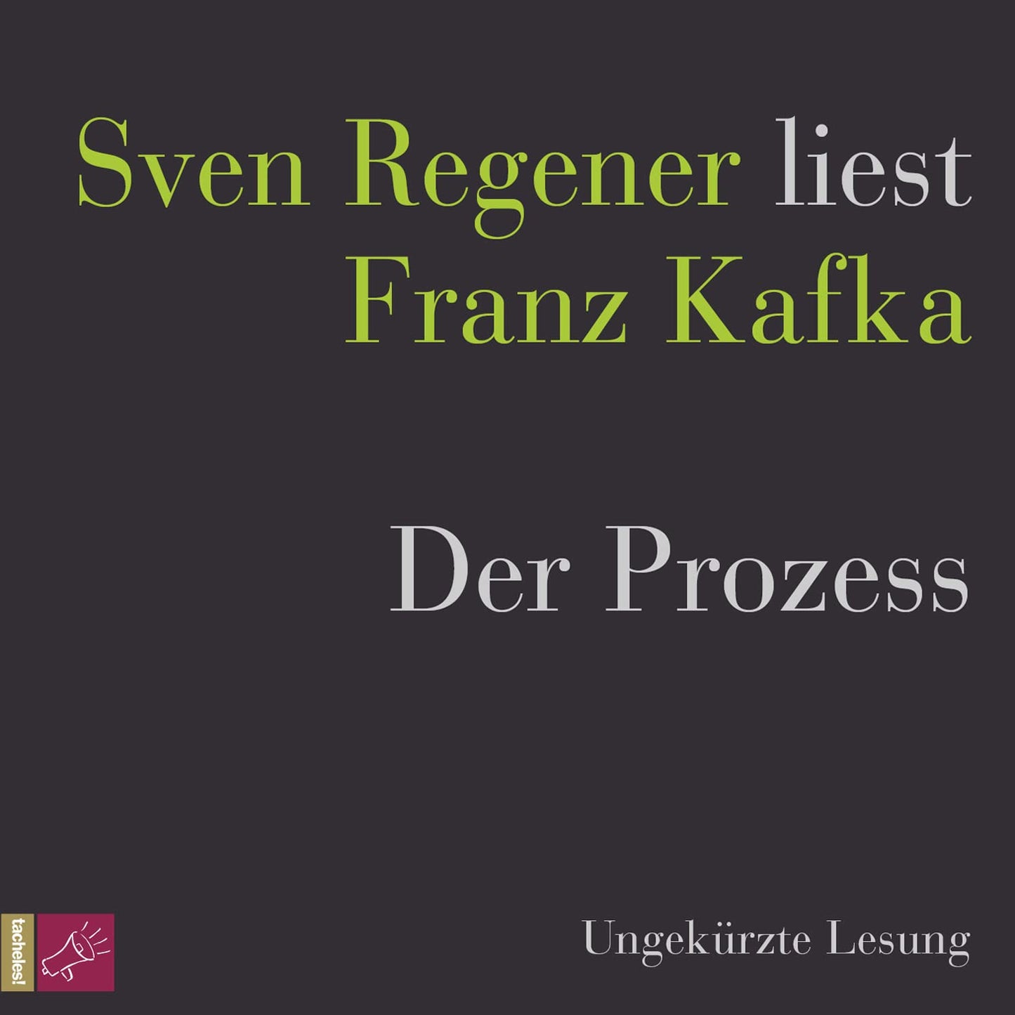 Der Prozess: Sven Regener Liest Franz Kafka Kafka - Franz & Regener, Sven CD