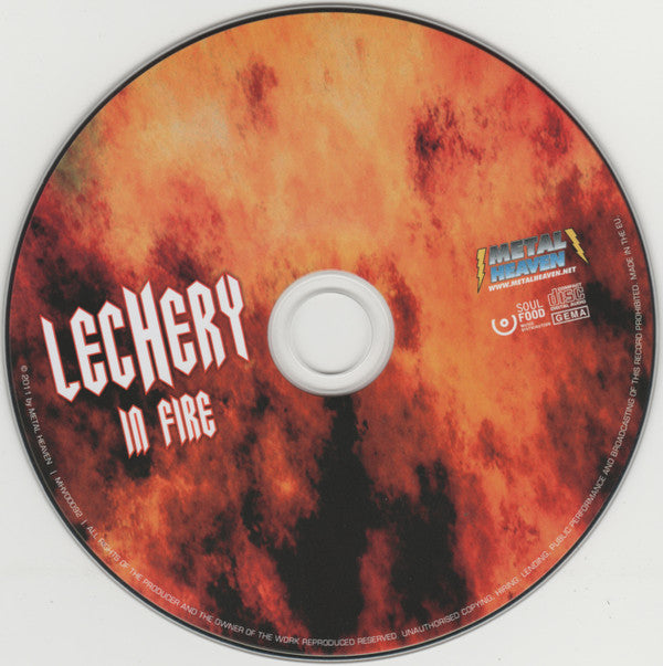 Lechery (2) : In Fire  (CD, Album)