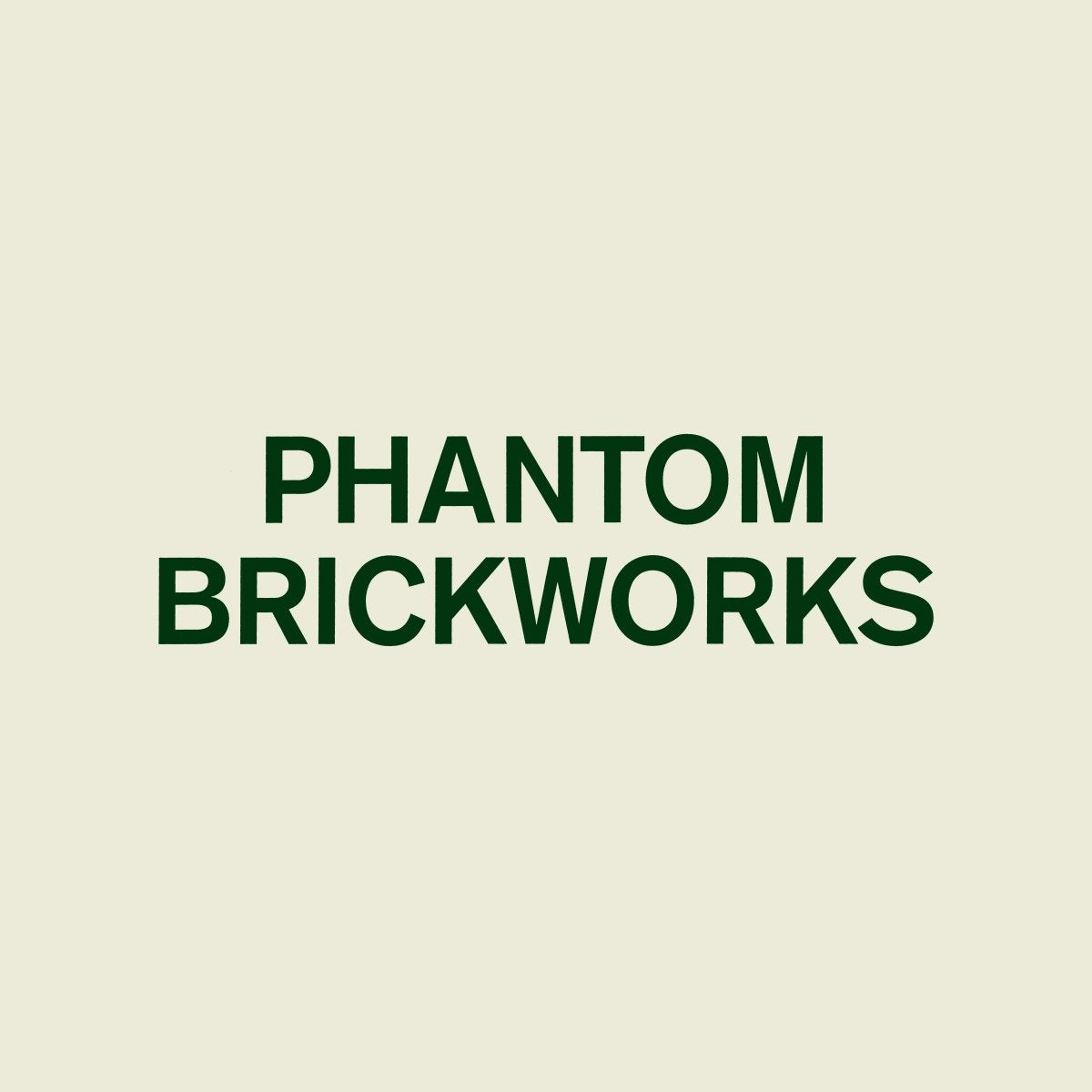 Bibio Phantom Brickworks CD