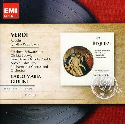 Carlo Maria Giulini; Giuseppe Verdi; Unspecified; Philharmonia Orchestra and Christa Ludwig Requiem CD