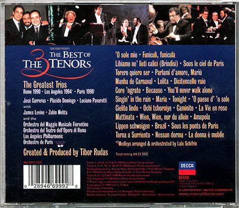 The Three Tenors : The Best Of The 3 Tenors (The Great Trios) (CD, Comp)