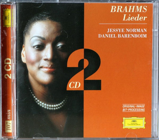 Brahms*, Jessye Norman, Daniel Barenboim : Lieder (2xCD, Comp, RM)