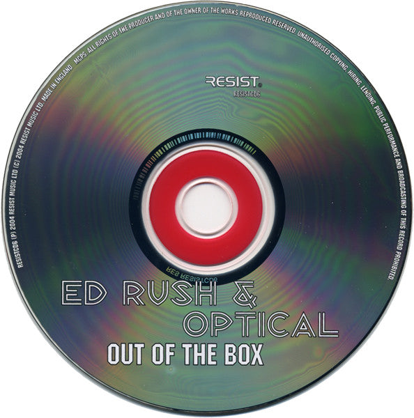 Ed Rush & Optical : Out Of The Box (CD, Mixed + DVD, D/Sided, Mixed, NTSC, PAL)