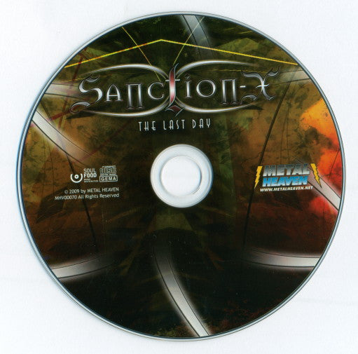 Sanction-X : The Last Day (CD, Album)