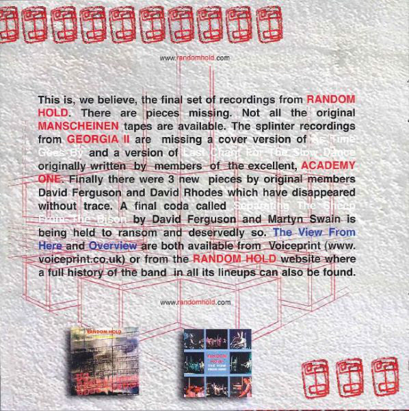 Random Hold : Differing Views (CD, Comp + CD, Comp, Enh)