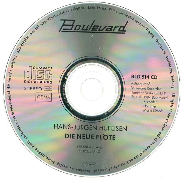 Hans-Jürgen Hufeisen : Die Neue Flöte (CD, Album)