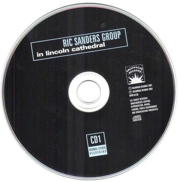 Ric Sanders Group : In Lincoln Cathedral (CD, Album + CD, Album, Enh)