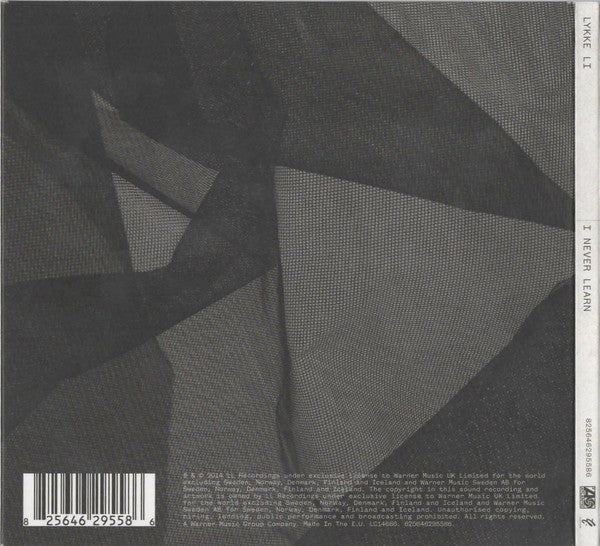 Lykke Li : I Never Learn (CD, Album, Dlx, Dig)