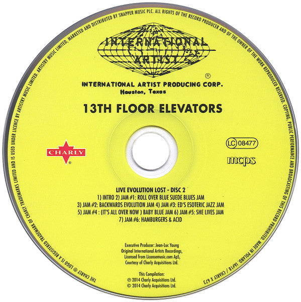 13th Floor Elevators : Live Evolution Lost (2xCD, Album, RE)