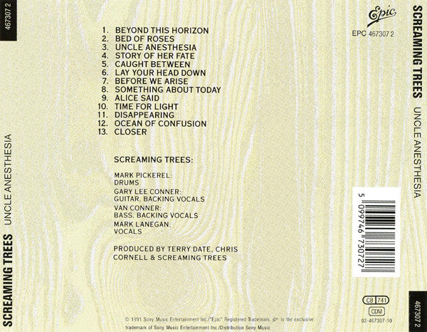 Screaming Trees : Uncle Anesthesia (CD, Album)