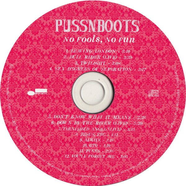 Puss N Boots : No Fools, No Fun (CD, Album)