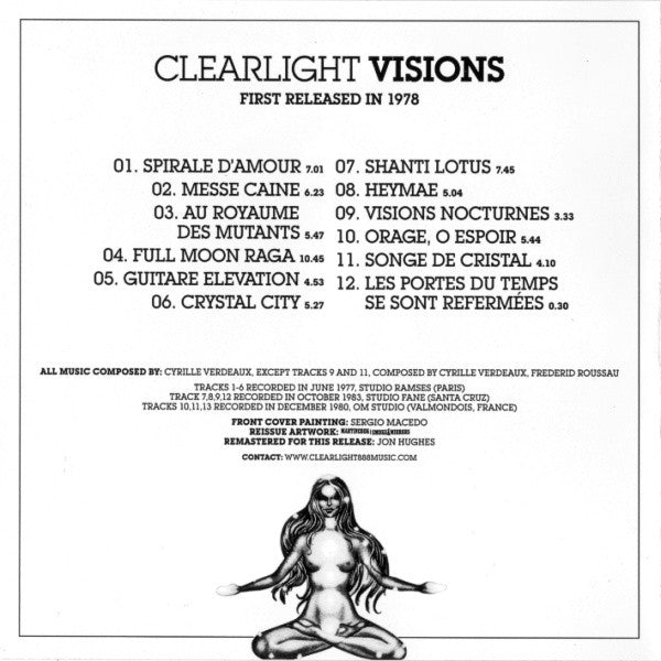 Clearlight : Visions (CD, Album, RE, RM)