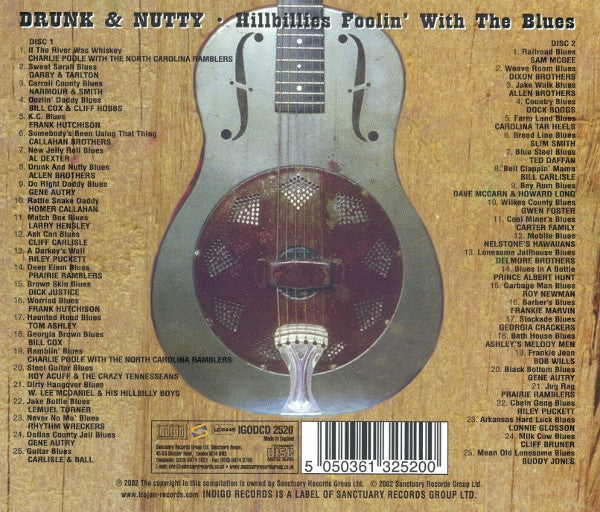 Various : Drunk & Nutty (Hillbillies Foolin' With The Blues) (2xCD, Comp)