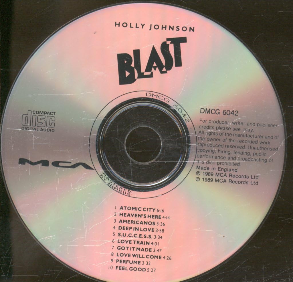 Holly Johnson Blast CD