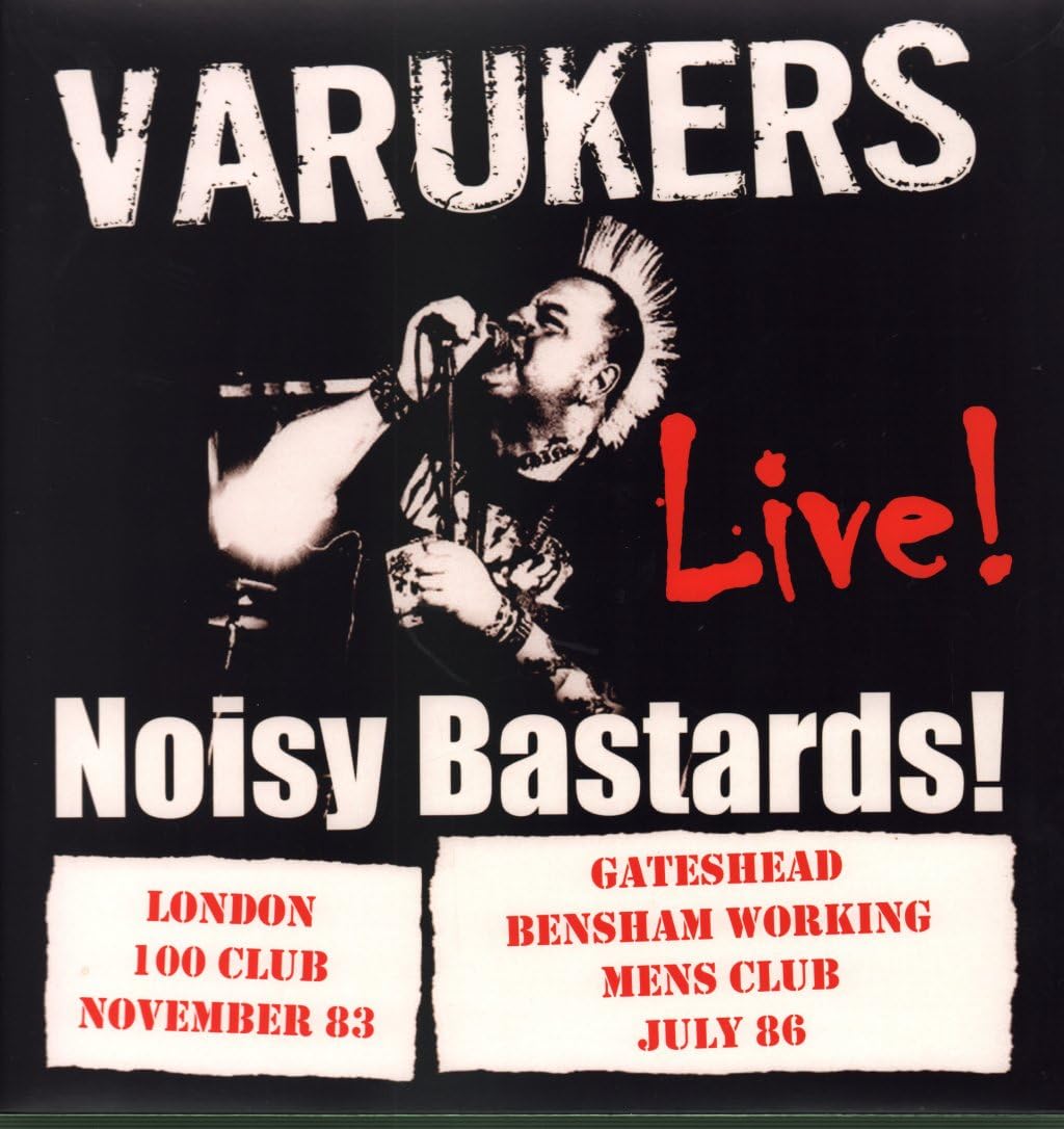 Varukers Noisy Bastards (Red Vinyl) Vinyl