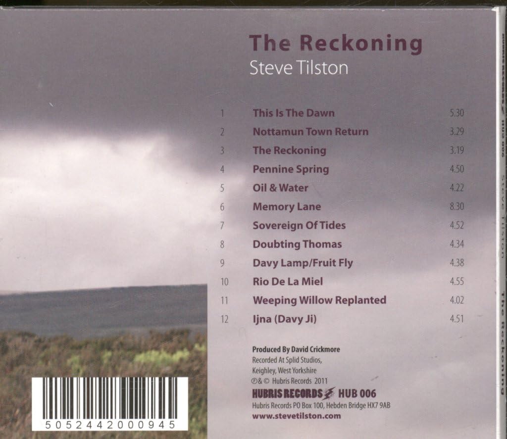 Steve Tilston The Reckoning CD