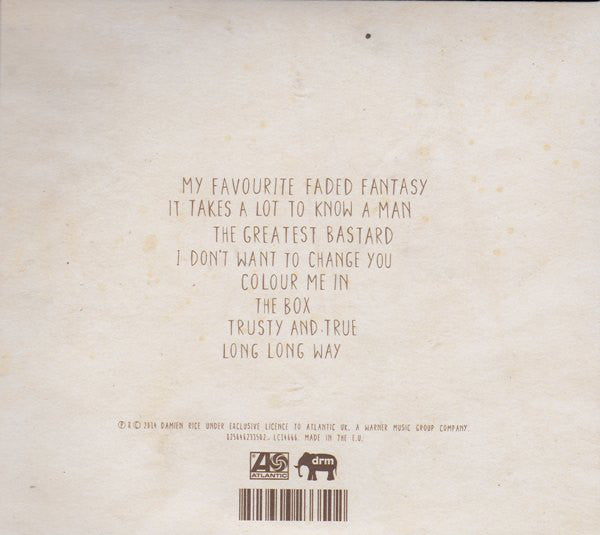 Damien Rice : My Favourite Faded Fantasy (CD, Album)