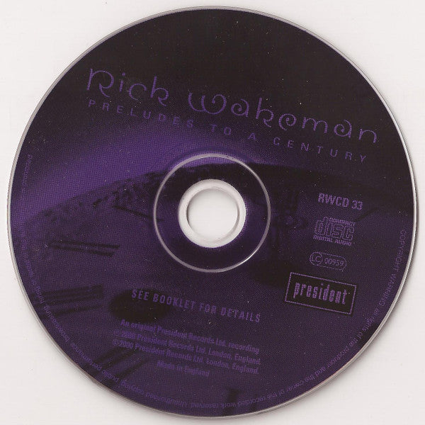 Rick Wakeman : Preludes To A Century (CD, Album)