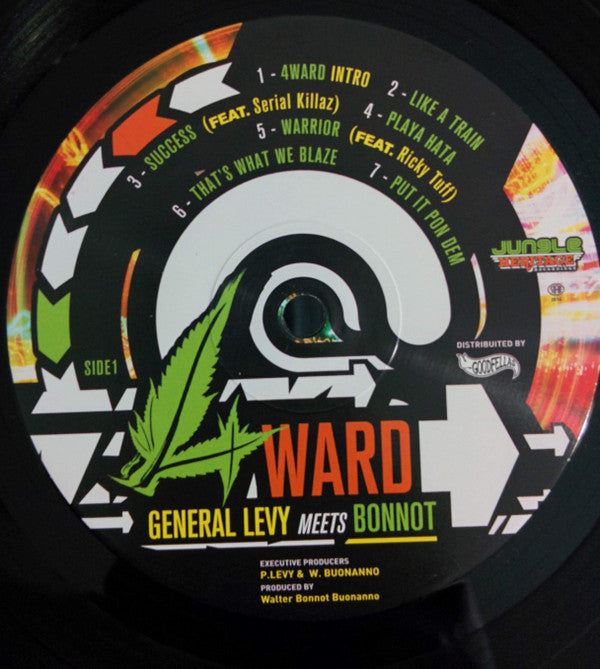 General Levy Meets Bonnot : 4ward (LP, Album)