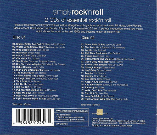 Various : Simply Rock 'N' Roll (2xCD, Comp)