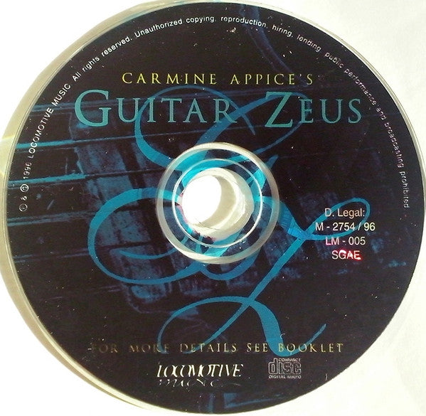 Carmine Appice's Guitar Zeus : Carmine Appice's Guitar Zeus (CD, Album)