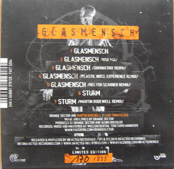 Orange Sector : Glasmensch (CD, EP, Ltd, Num)