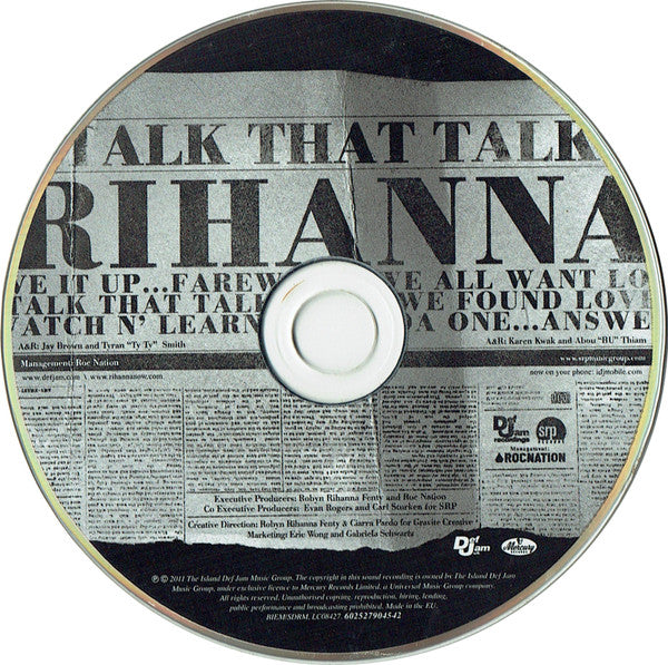 Rihanna : Talk That Talk (CD, Album, Enh)