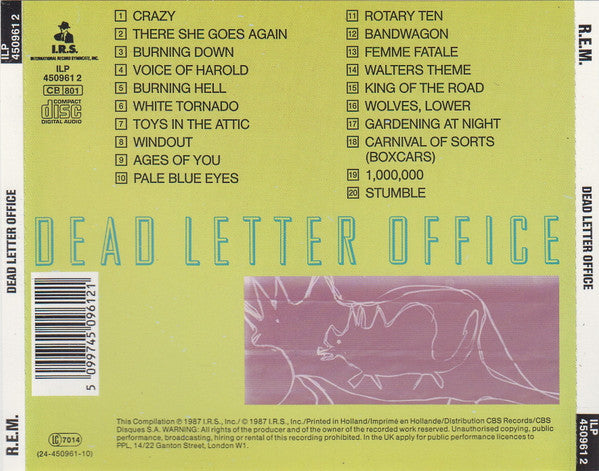 R.E.M. : Dead Letter Office (CD, Comp)