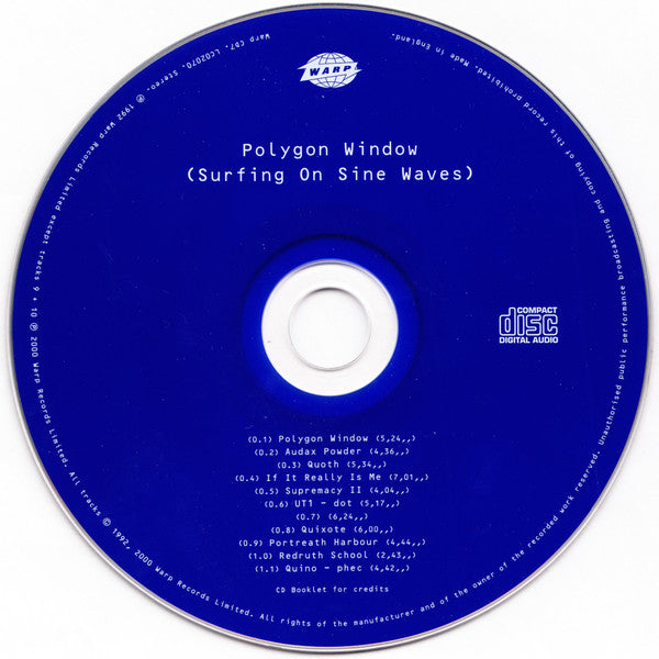 Polygon Window : Surfing On Sine Waves (CD, Album, RE)