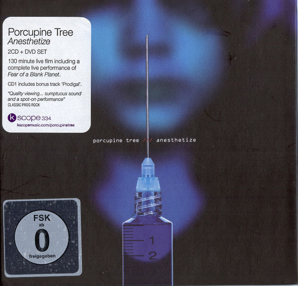 Porcupine Tree : Anesthetize (Live In Tilburg - Oct. 2008) (2xCD, Album + DVD-V, NTSC + Med)