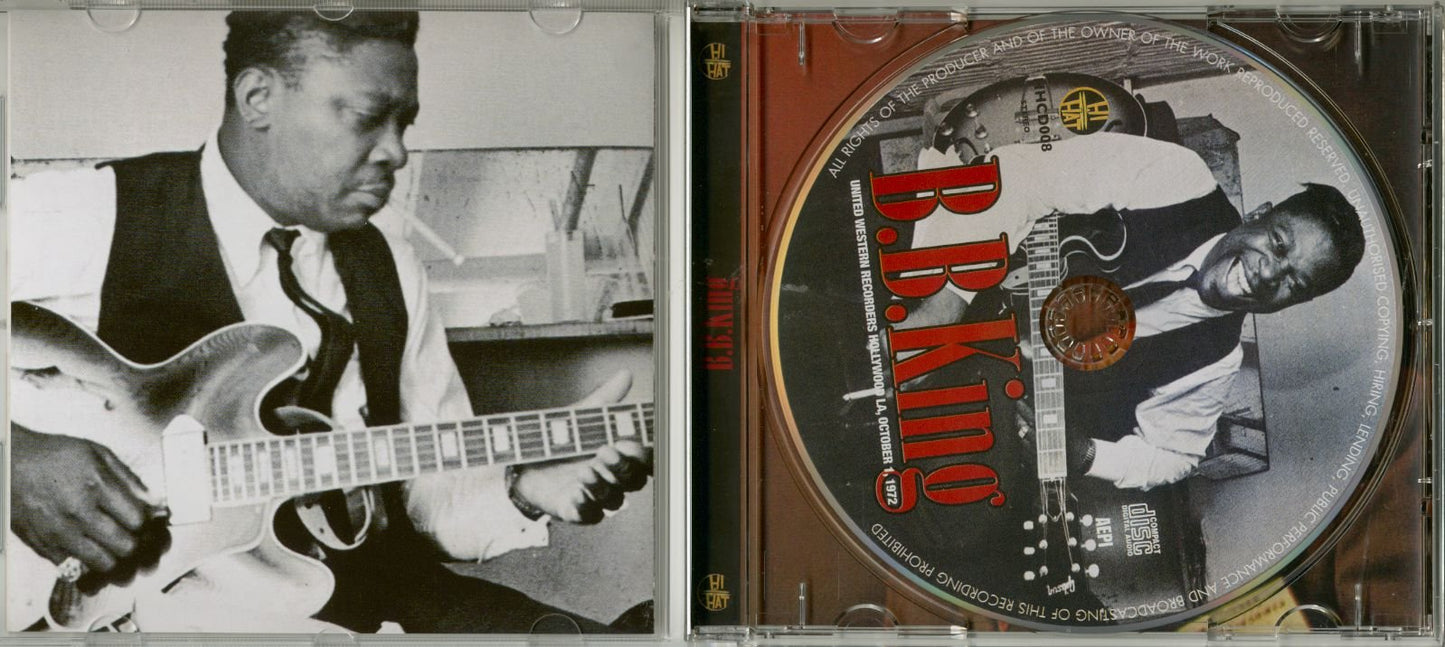 B.B. King United Western Recorders - Hollywood La, October 1St 1972 CD