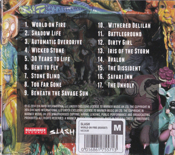 Slash (3) Featuring Myles Kennedy And The Conspirators : World On Fire (CD, Album, Dlx, Ltd, Med + Box)