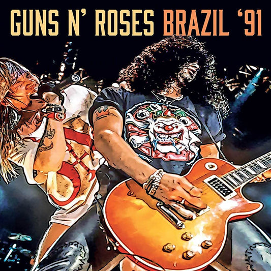 Guns N Roses Brazil 91 ( Limited Edition 2LP Set Orange Vinyl) Vinyl