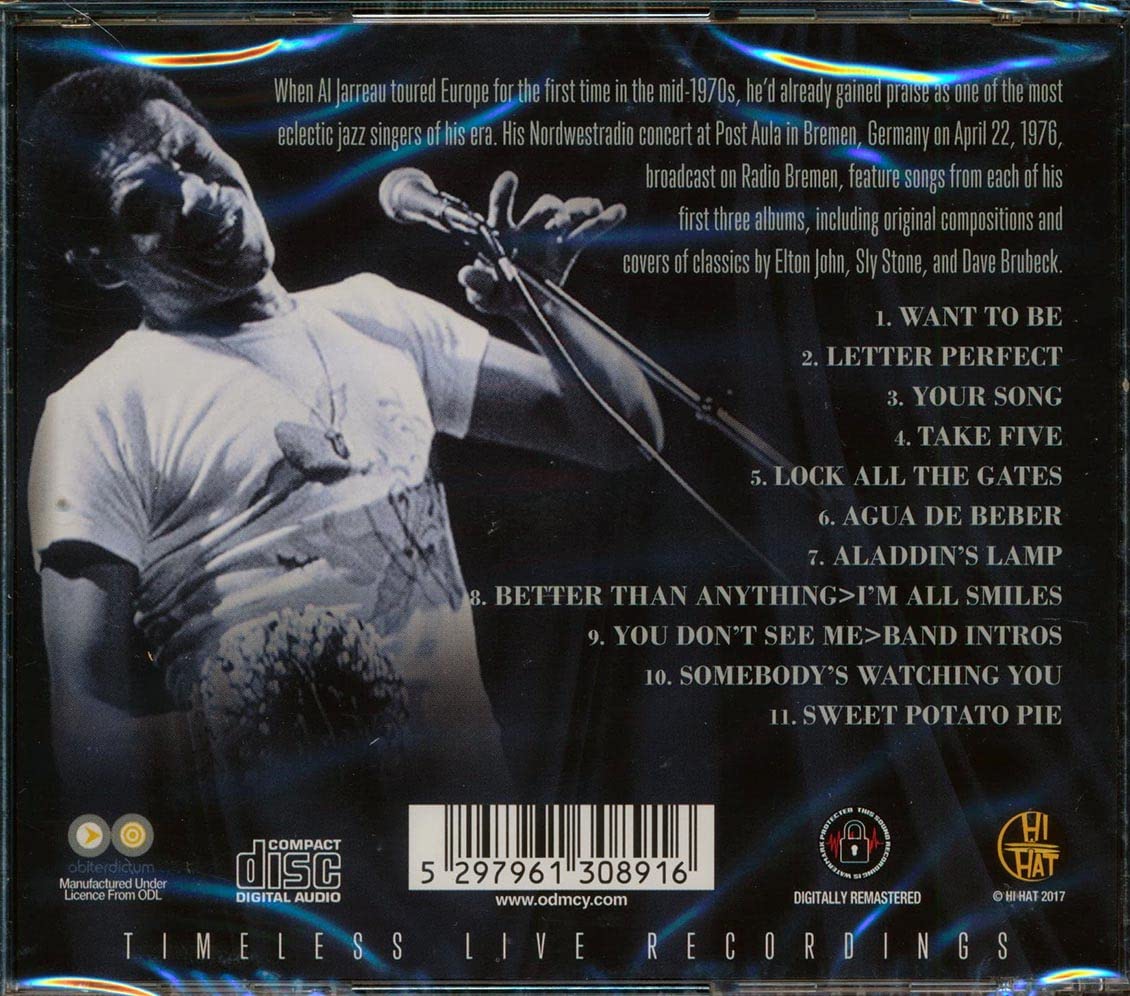 Al Jarreau Live 1976 CD