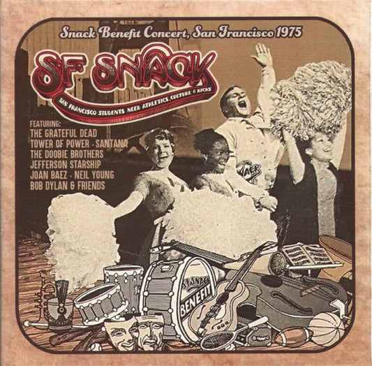 Various Artists; Grateful Dead; Neil Young; Bob Dylan and Tower Of Power Snack Benefit Concert, San Francisco 1975 5 CD Box Set CD