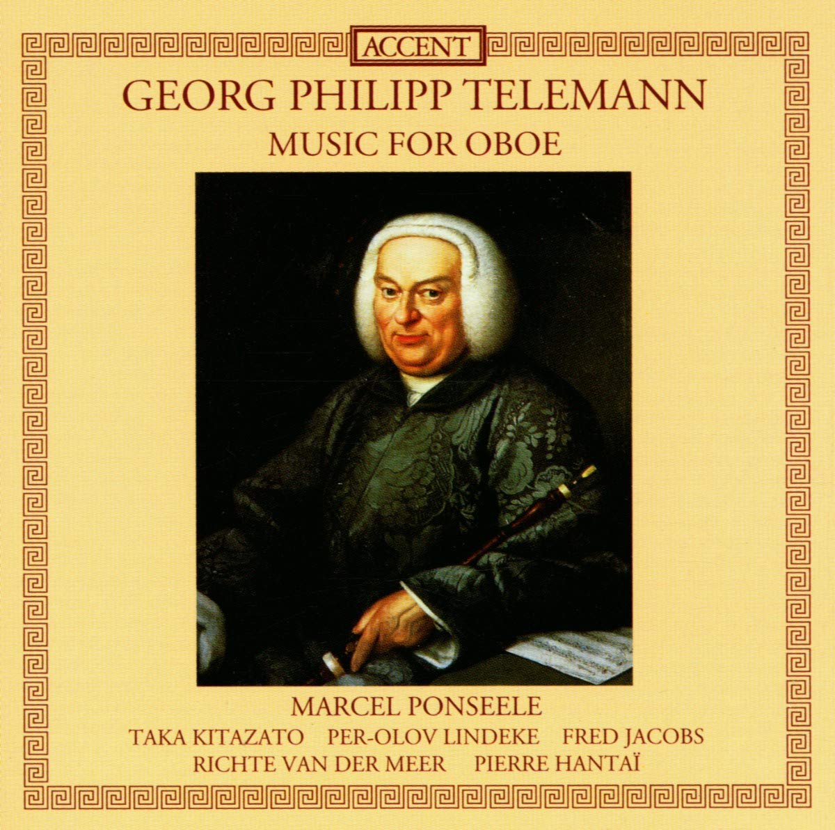 Georg Philipp Telemann Telemann: Chamber Music For Oboe Ponseele CD