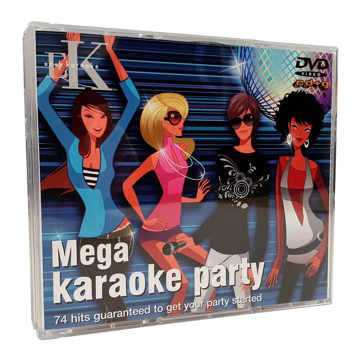 Karaoke Songs for the Ultimate Party EKMKP Mega Karaoke Party 4 x CD+G (CDG) 1 x DVD Pack - 74