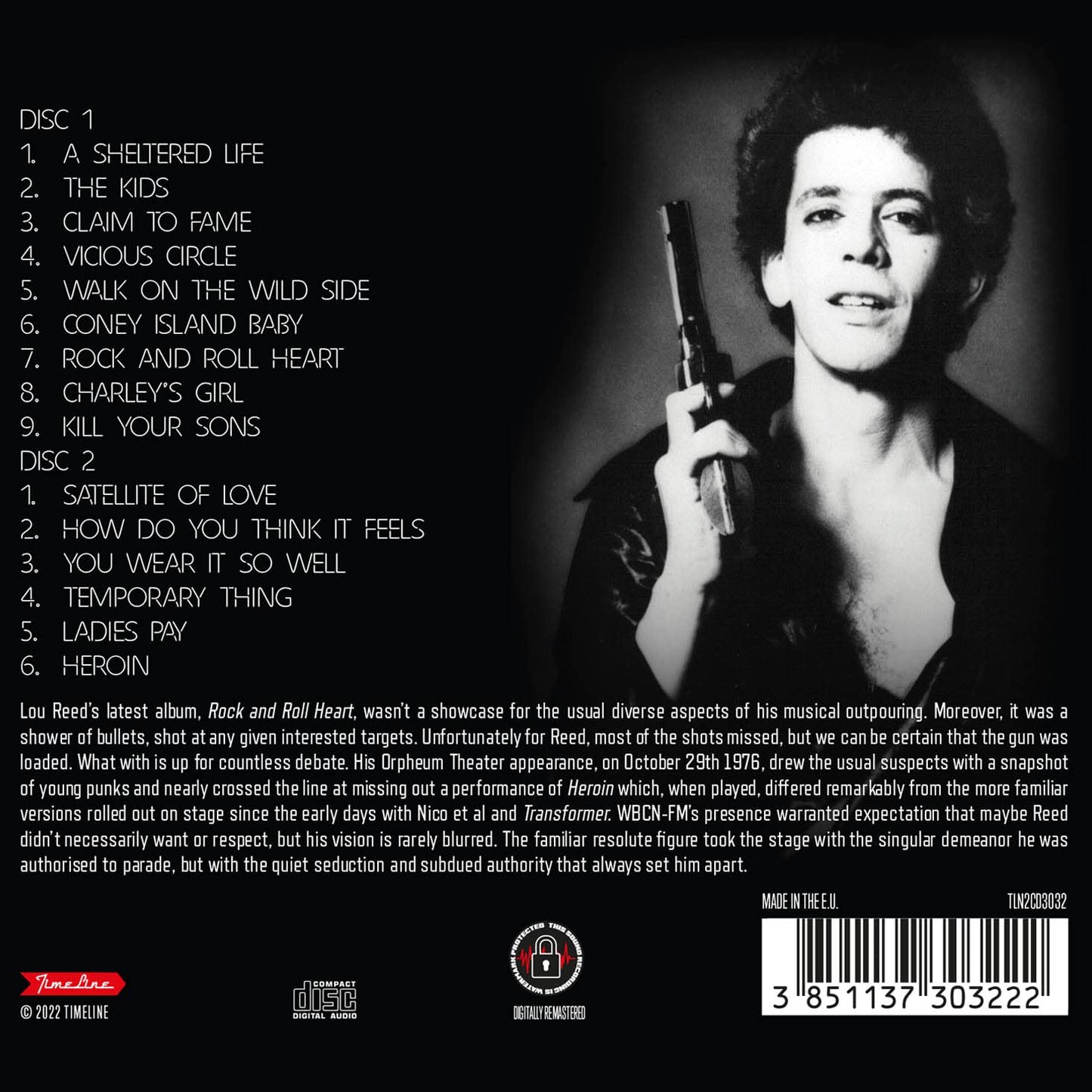 Lou Reed Live In Boston 1976 CD