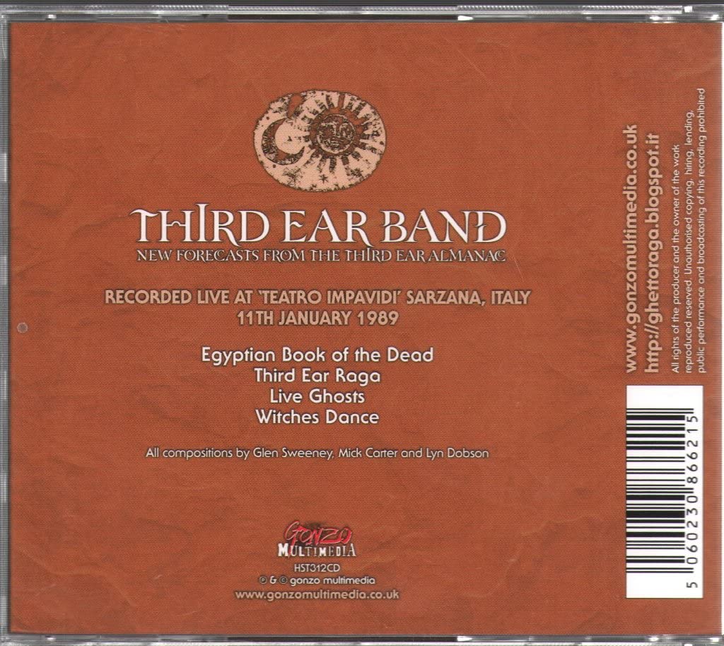 Third Ear Band New Forecasts From The Almanac CD