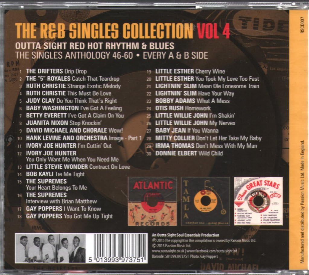 Various Artists The R&B Singles Collection Vol. 4 CD