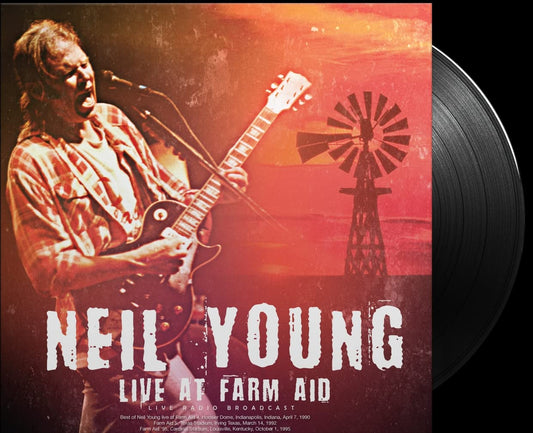 Neil Young Live at Farm Aid Vinyl LP Record